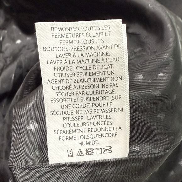 Canadiana Black Rain Jacket Weather Gear Light Wind RCGS X Womens Size XS - Picture 10 of 16